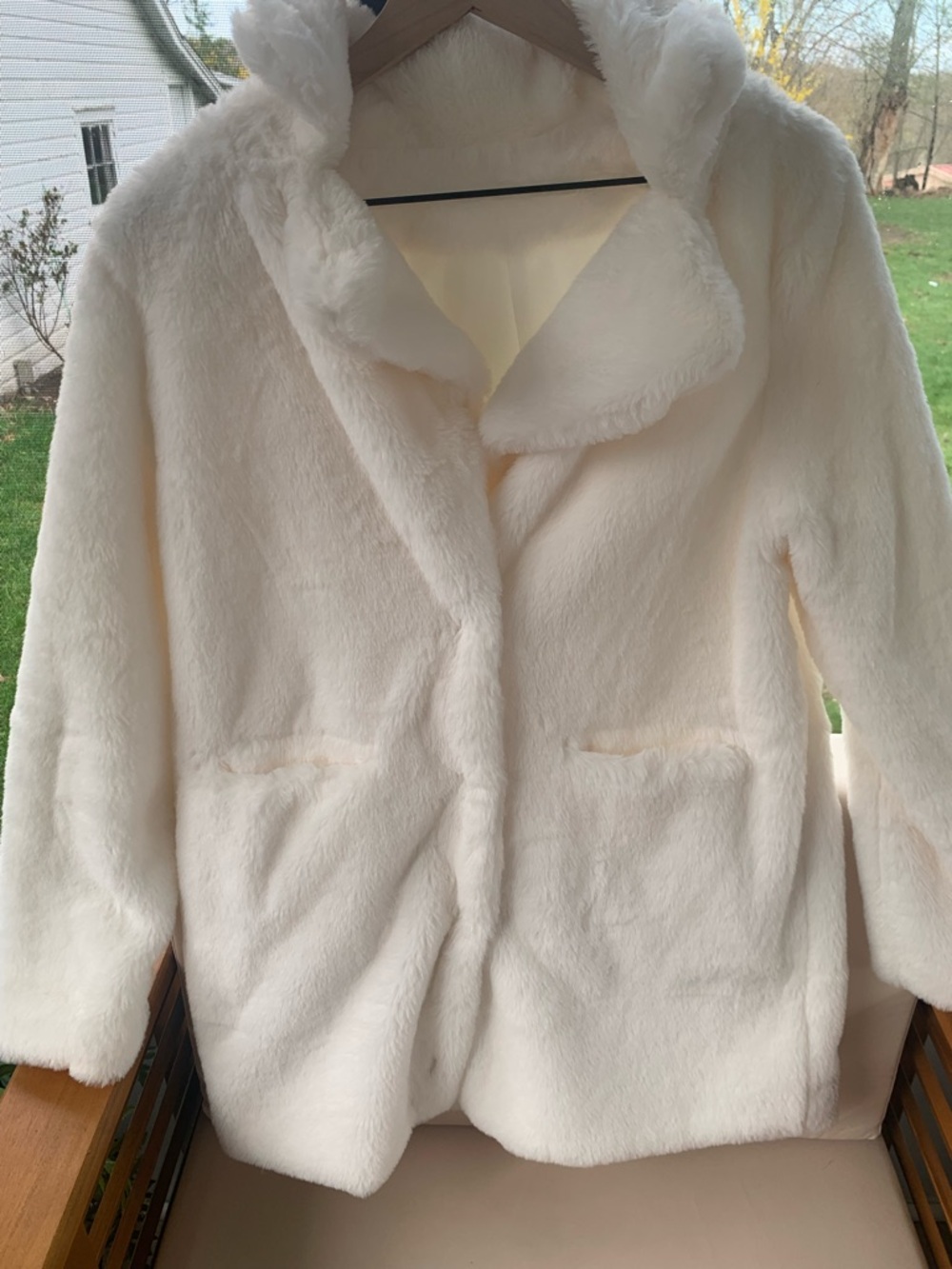Cozy Cream Faux Fur Teddy Jacket